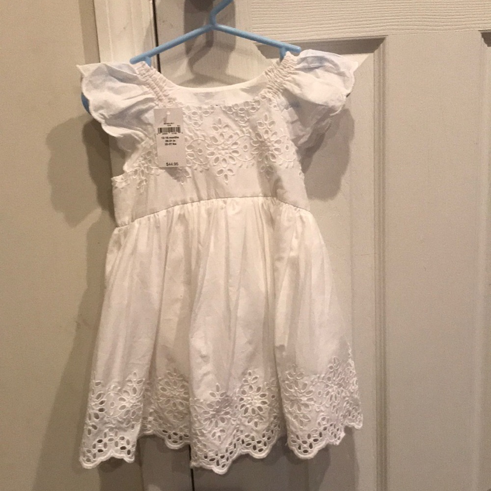 BABY GAP NWT 12-18mo white lace dress